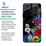 Rose Flower Bunch Art Glass Case for Realme C2