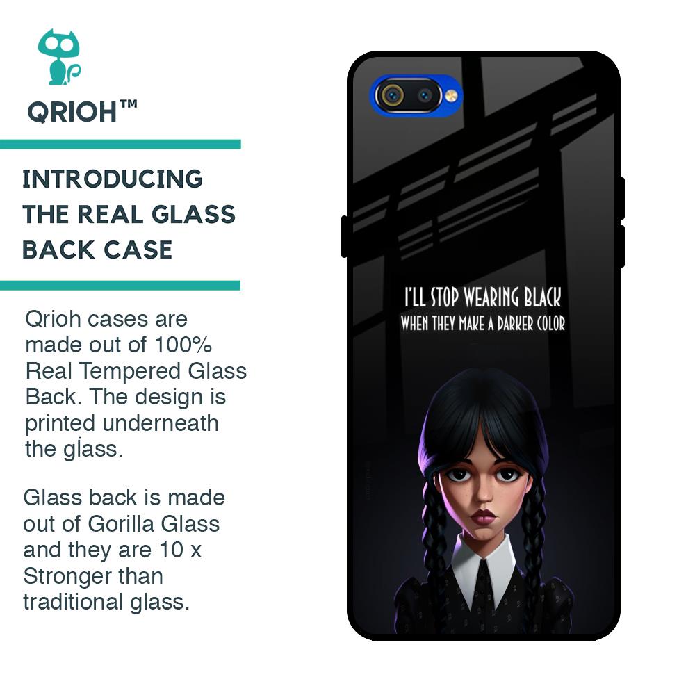 Aesthetic Digital Art Glass Case for Realme C2