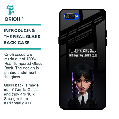 Aesthetic Digital Art Glass Case for Realme C2