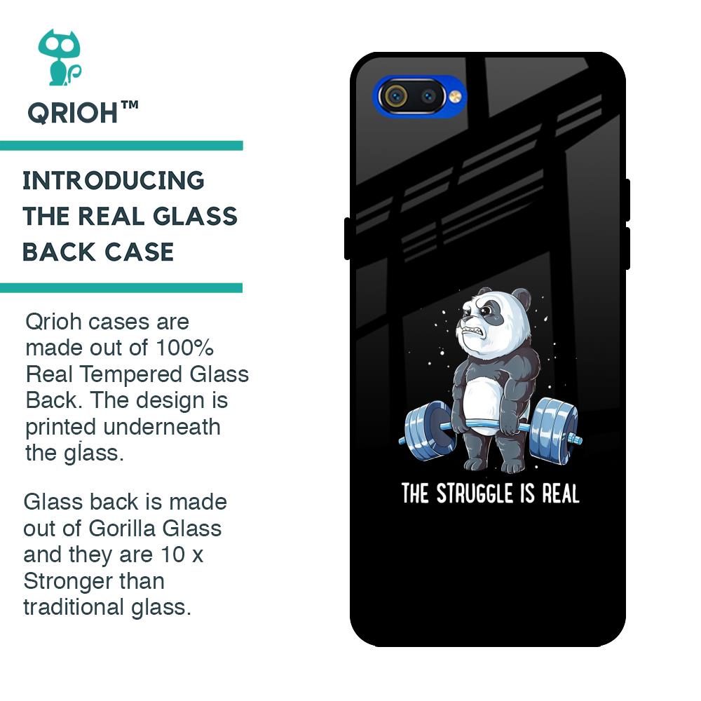 Real Struggle Glass Case for Realme C2