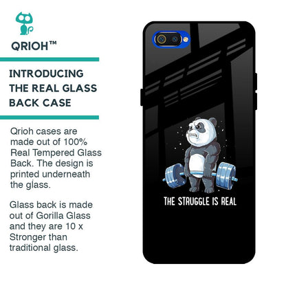 Real Struggle Glass Case for Realme C2