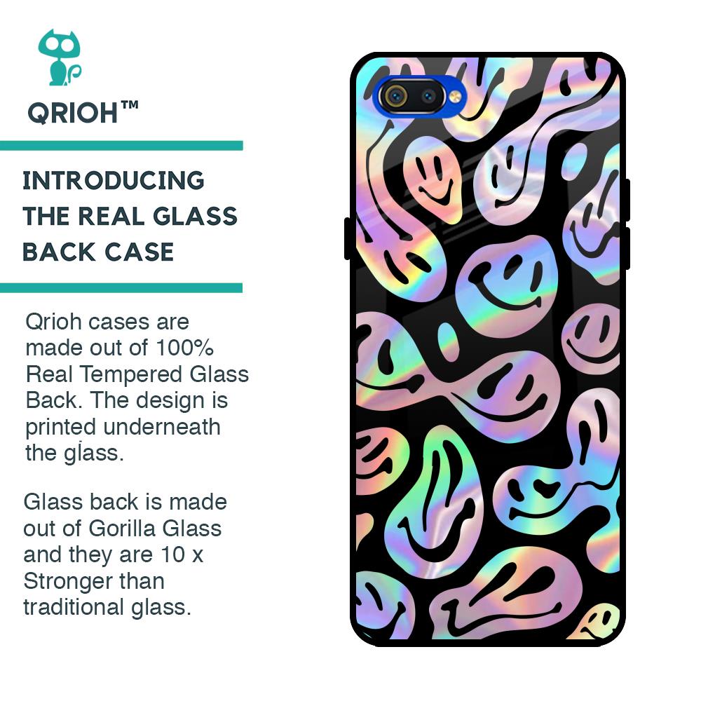 Acid Smile Glass Case for Realme C2