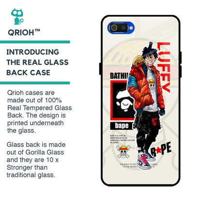 Bape Luffy Glass Case for Realme C2