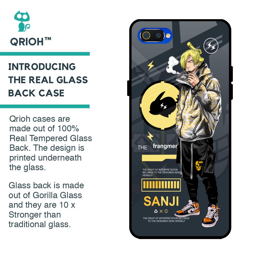 Cool Sanji Glass Case for Realme C2