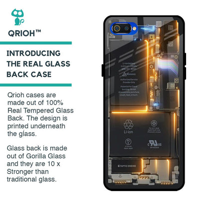 Glow Up Skeleton Glass Case for Realme C2