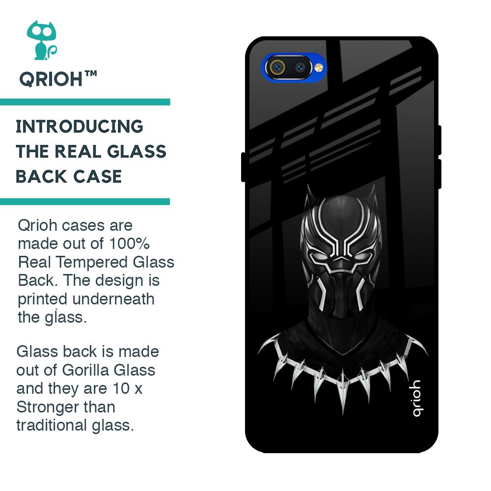 Dark Superhero Glass Case for Realme C2