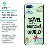 Travel Stamps Glass Case for Realme C2