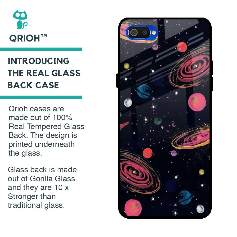 Galaxy In Dream Glass Case For Realme C2