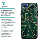 Abstract Green Glass Case For Realme C2