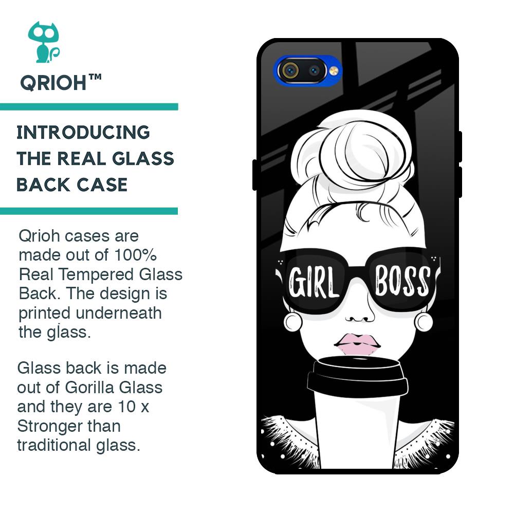 Girl Boss Glass Case For Realme C2