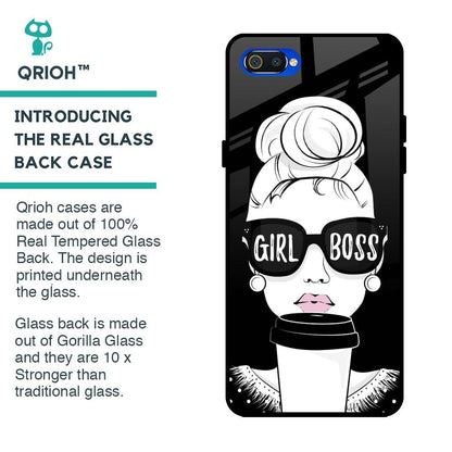 Girl Boss Glass Case For Realme C2