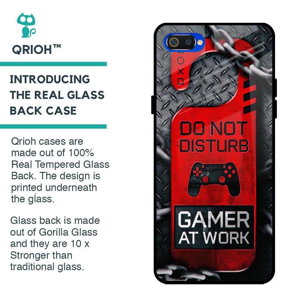 Do No Disturb Glass Case For Realme C2