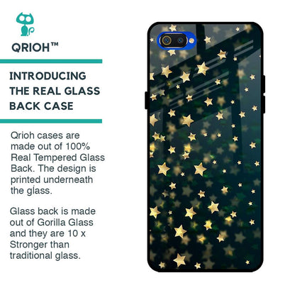 Dazzling Stars Glass Case For Realme C2