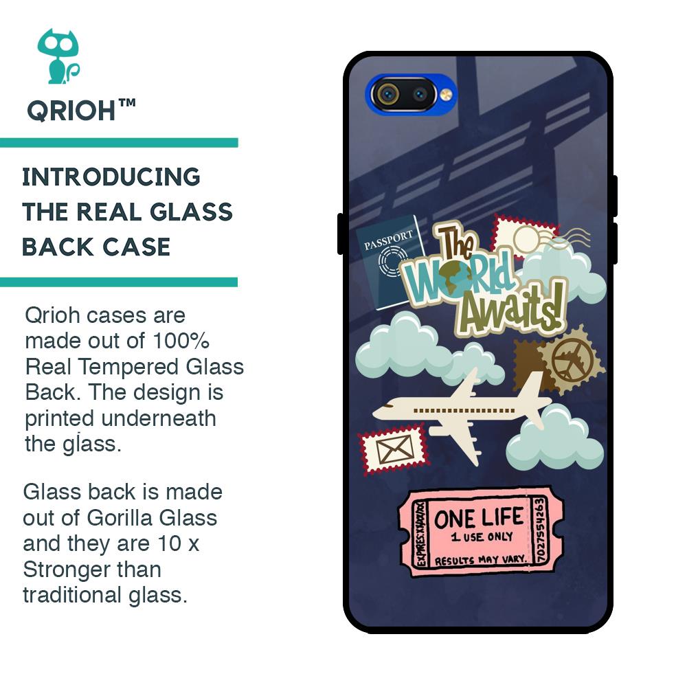 Tour The World Glass Case For Realme C2