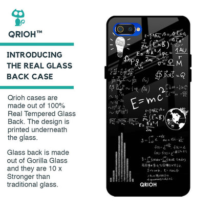 Funny Math Glass Case for Realme C2