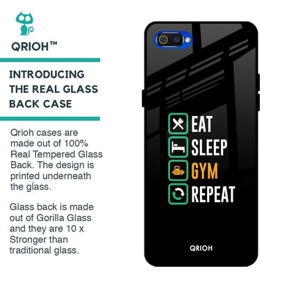 Daily Routine Glass Case for Realme C2