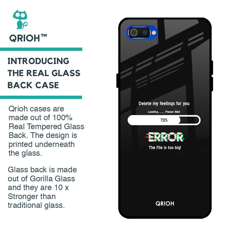 Error Glass Case for Realme C2