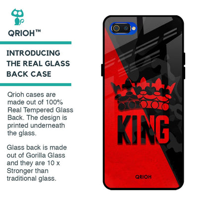 I Am A King Glass Case for Realme C2