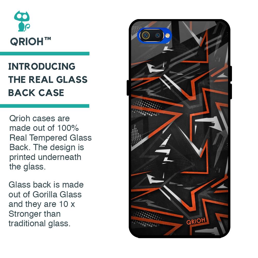 Vector Art Glass Case for Realme C2