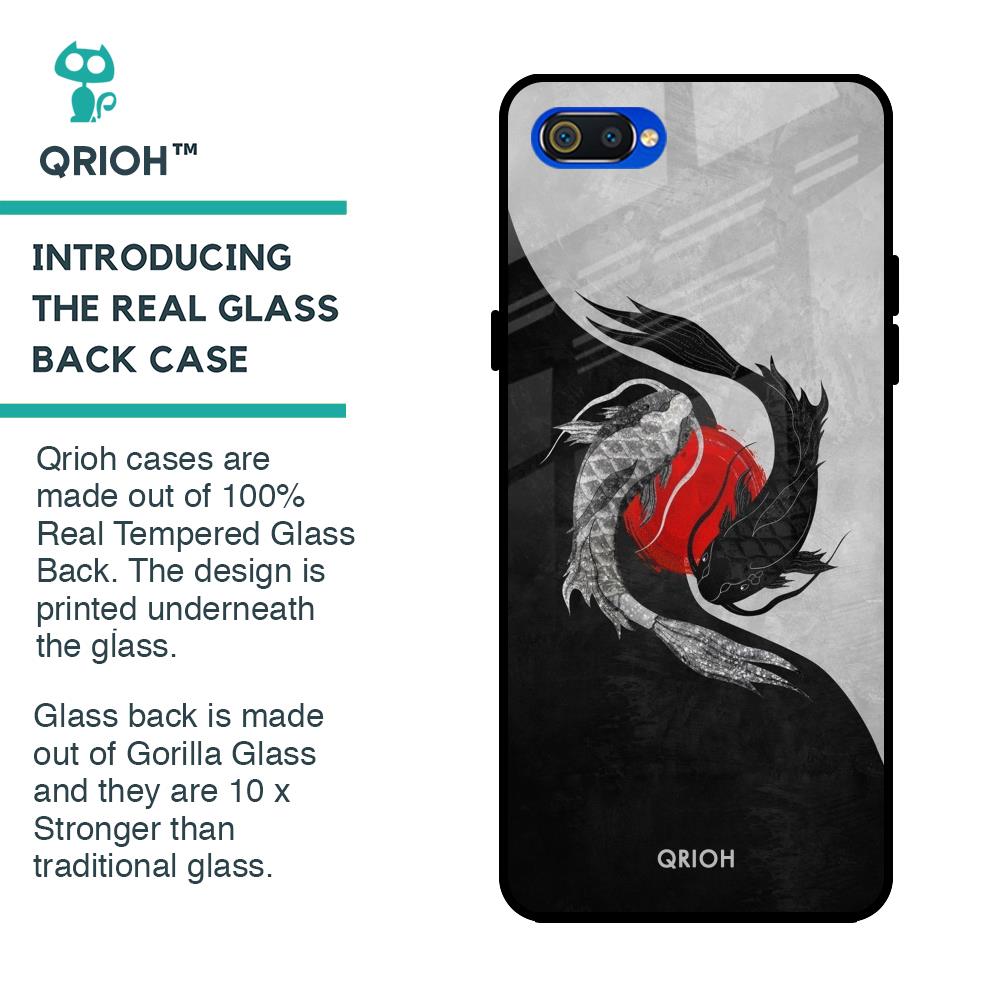 Japanese Art Glass Case for Realme C2