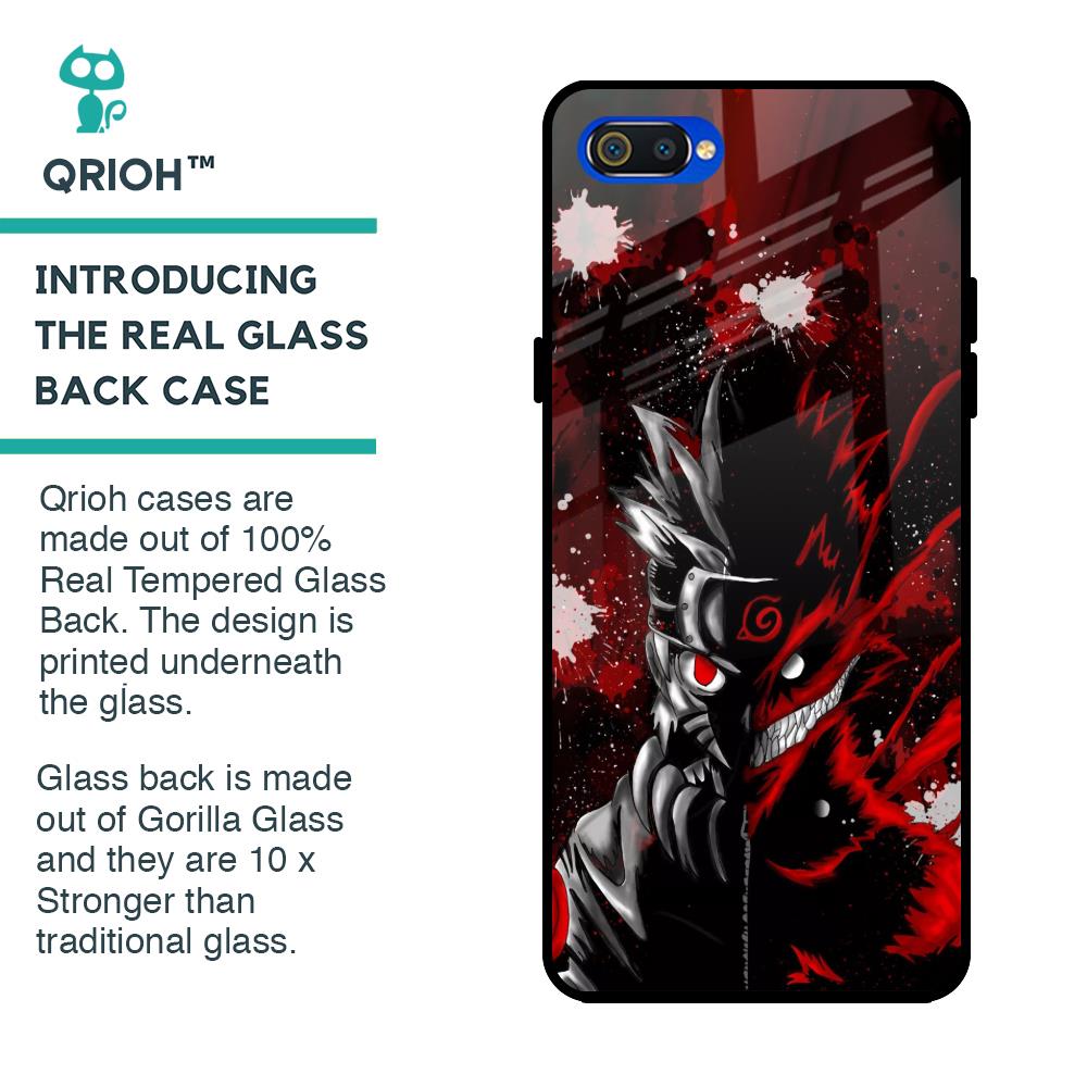 Dark Character Glass Case for Realme C2
