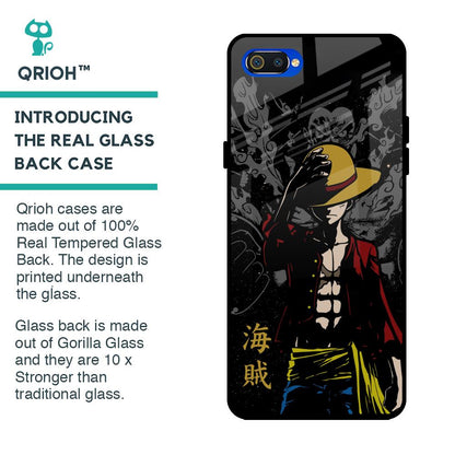 Dark Luffy Glass Case for Realme C2