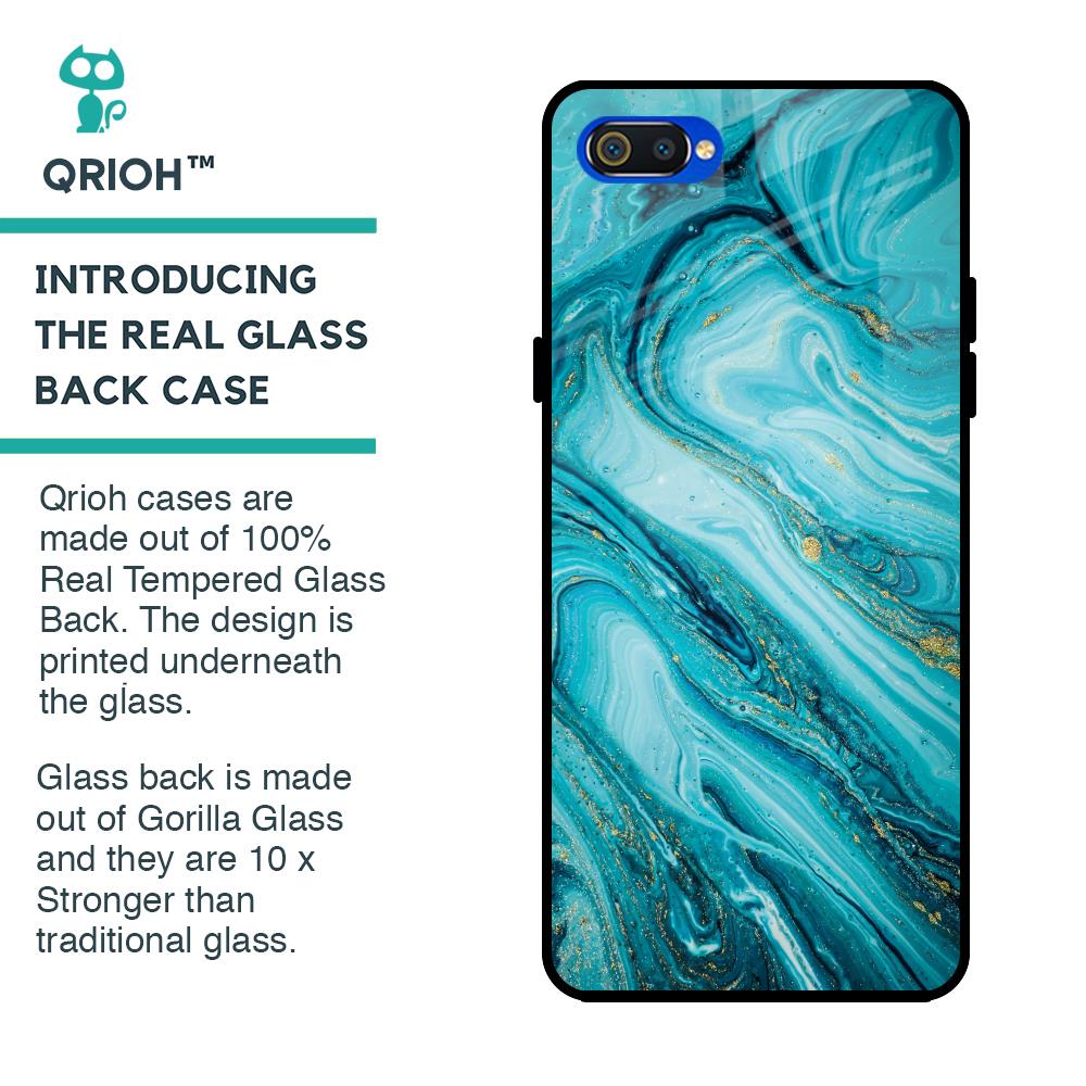 Ocean Marble Glass Case for Realme C2