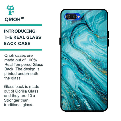 Ocean Marble Glass Case for Realme C2