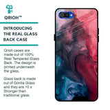 Blue & Red Smoke Glass Case for Realme C2