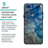 Blue Cool Marble Glass Case for Realme C2