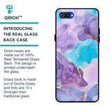 Alcohol ink Marble Glass Case for Realme C2