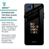 Go Your Own Way Glass Case for Realme C2