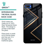 Sleek Golden & Navy Glass Case for Realme C2