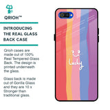 Lucky Abstract Glass Case for Realme C2