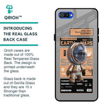 Space Ticket Glass Case for Realme C2