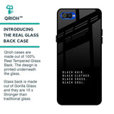 Black Soul Glass Case for Realme C2