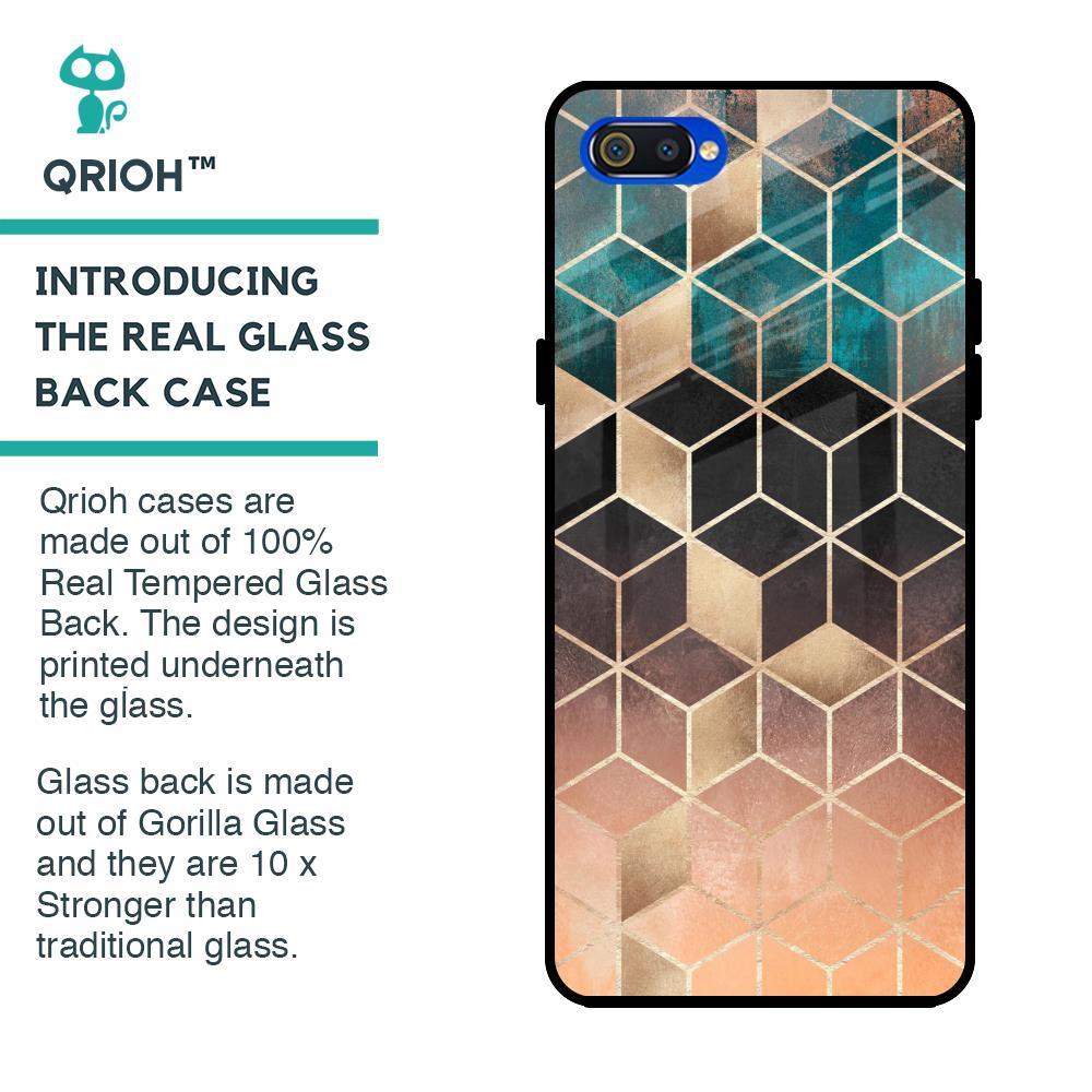 Bronze Texture Glass Case for Realme C2