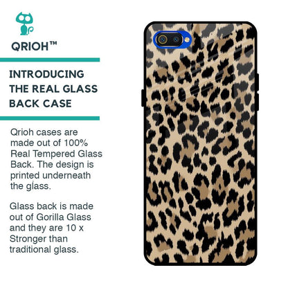 Leopard Seamless Glass Case For Realme C2