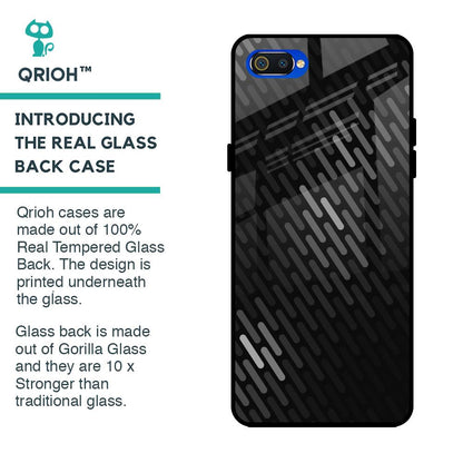 Dark Abstract Pattern Glass Case For Realme C2