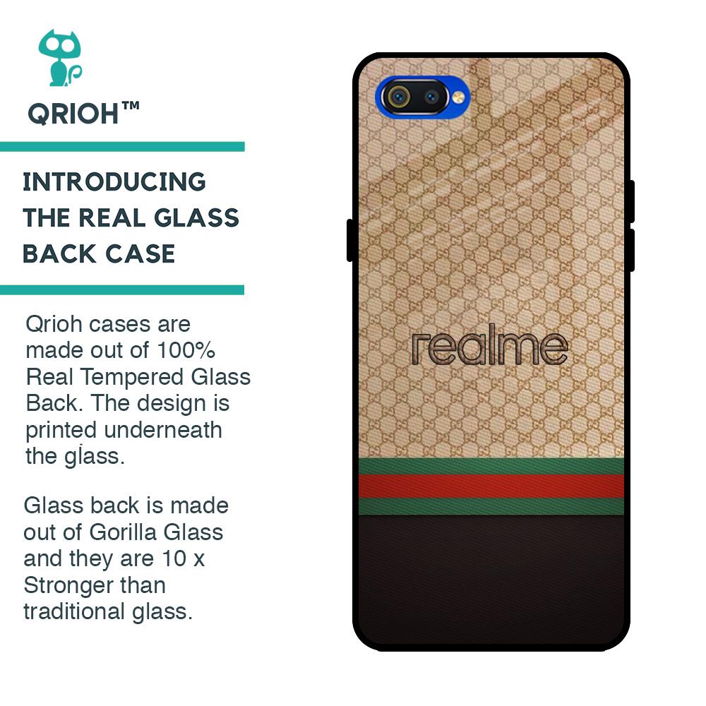 High End Fashion Glass case for Realme C2