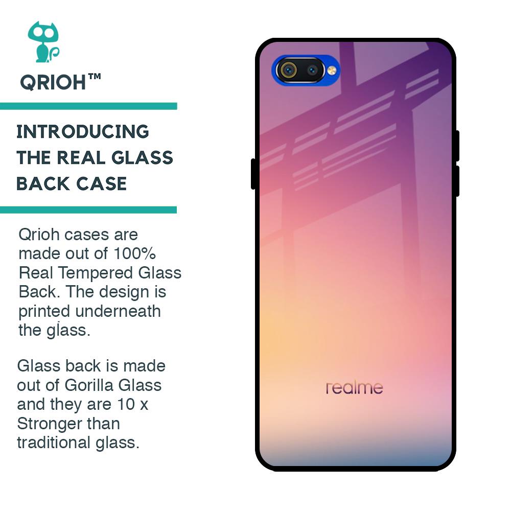 Lavender Purple Glass case for Realme C2
