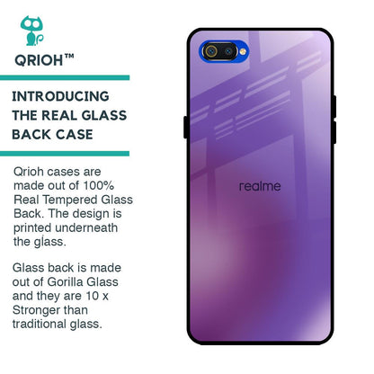 Ultraviolet Gradient Glass Case for Realme C2