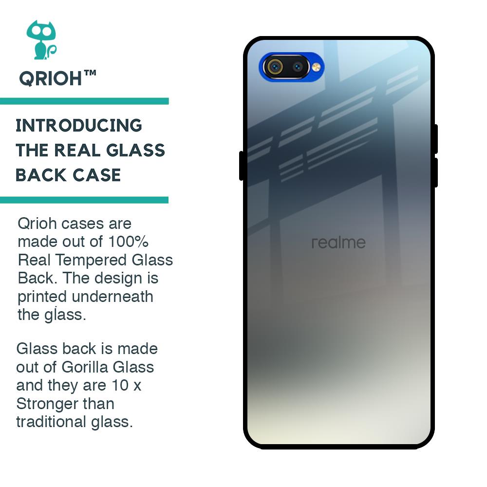 Tricolor Ombre Glass Case for Realme C2