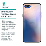 Blue Mauve Gradient Glass Case for Realme C2