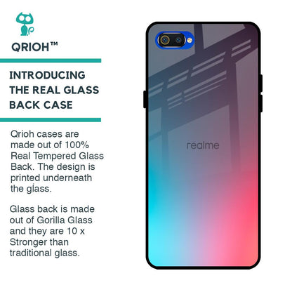 Rainbow Laser Glass Case for Realme C2