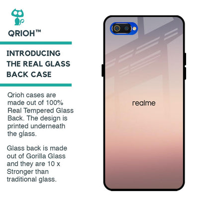 Golden Mauve Glass Case for Realme C2
