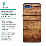 Wooden Planks Glass Case for Realme C2