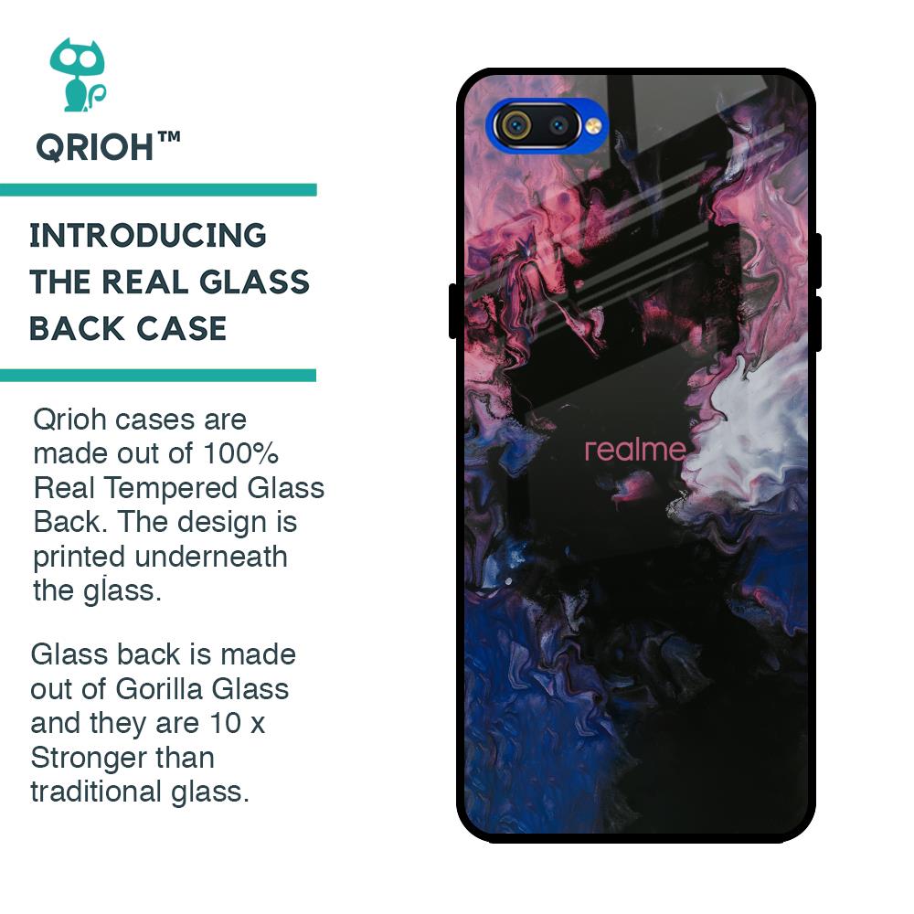 Smudge Brush Glass case for Realme C2