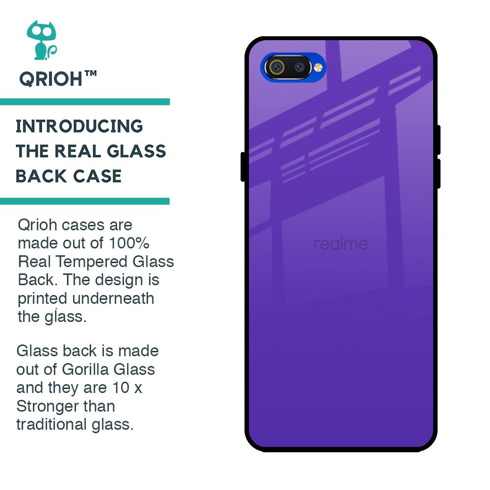 Amethyst Purple Glass Case for Realme C2