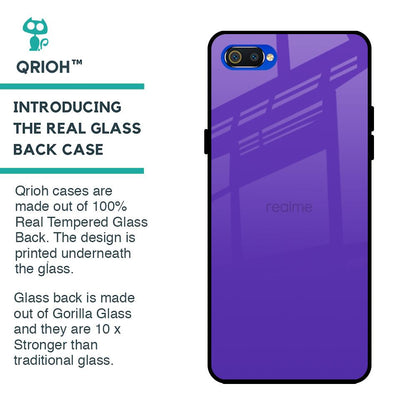 Amethyst Purple Glass Case for Realme C2